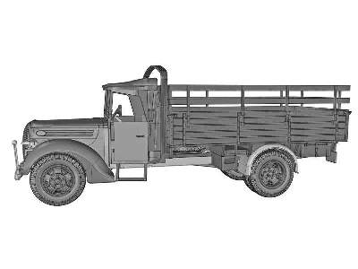 G917T 3t German Cargo truck (soft cab) - image 7