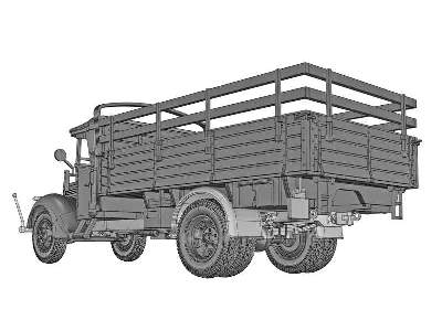 G917T 3t German Cargo truck (soft cab) - image 9