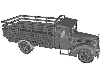 G917T 3t German Cargo truck (soft cab) - image 11