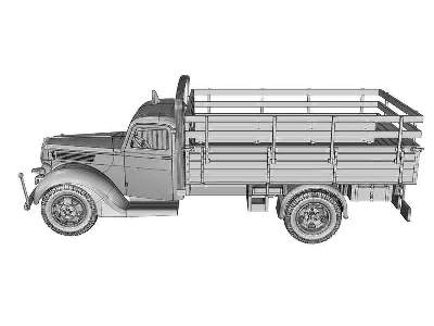 V-3000 German 3t truck (early flatbed) - image 14