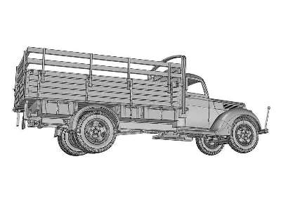 V-3000 German 3t truck (early flatbed) - image 16
