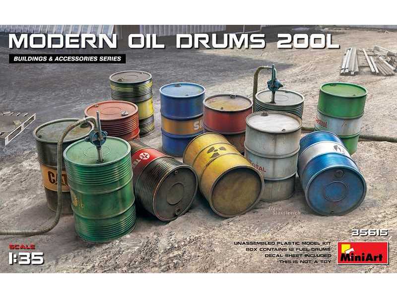 Modern Oil Drums 200l - image 1