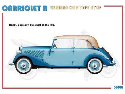 Cabriolet B German Car Type 170v - image 35