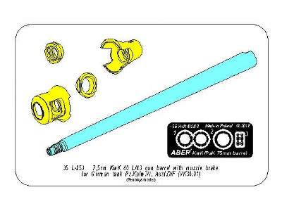 75mm barrel with muzzle brake for Pz.Kpfw. VI Ausf. D/F VK36.01 - image 11