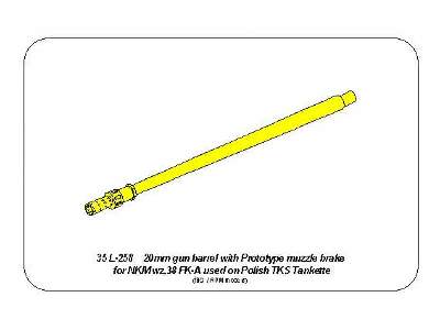 20mm barrel with muzzle brake for nkm wz.38 FK-A used on TKS  - image 10