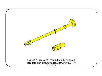 Barrel to U.S. M85 cal .50 machine gun used on M60, M728, LVTP7 - image 17