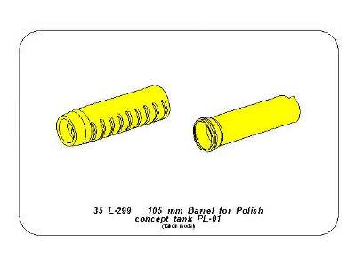 105mm Barrel for Polish concept tank PL-01 - image 10