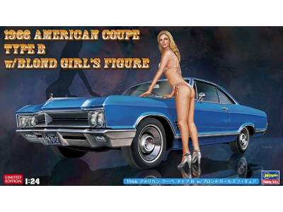52213 1966 American Coupe Type B W / Blond Girls Figure - image 1