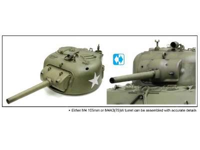 M4A3 105mm Howitzer Tank / M4A3(75)W (2 in 1) - image 3