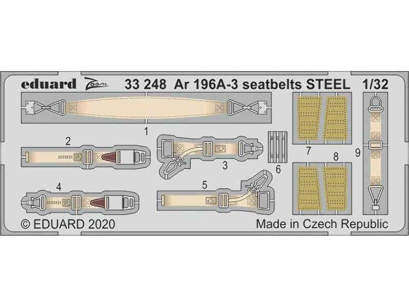 Ar 196A-3 seatbelts STEEL 1/32 - image 1