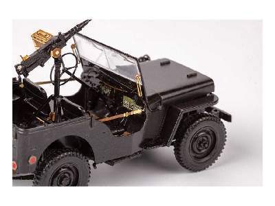 US Army 1/4 ton utility truck w/  trailer 1/35 - Takom - image 5