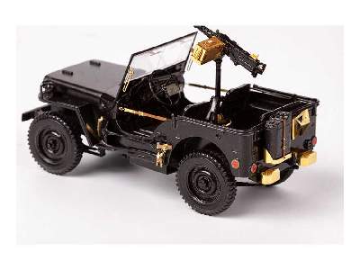 US Army 1/4 ton utility truck w/  trailer 1/35 - Takom - image 7