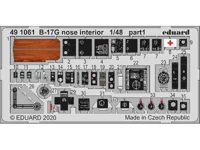 B-17G nose interior 1/48 - image 1