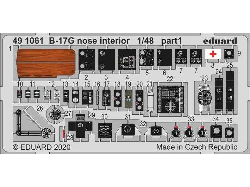 B-17G nose interior 1/48 - image 1