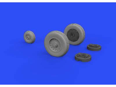 Mirage IIIC wheels 1/48 - Eduard - image 2