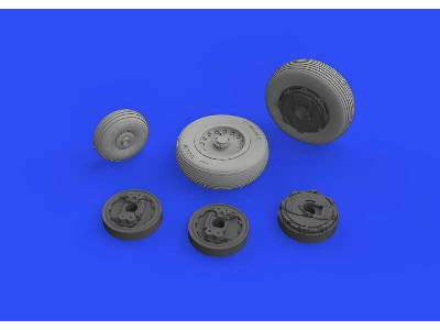 Mirage IIIC wheels 1/48 - Eduard - image 3