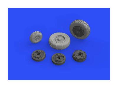 Mirage IIIC wheels 1/48 - Eduard - image 6