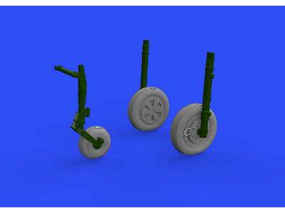 MiG-21PFM wheels 1/72 - Eduard - image 1