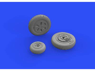 MiG-21PFM wheels 1/72 - Eduard - image 2