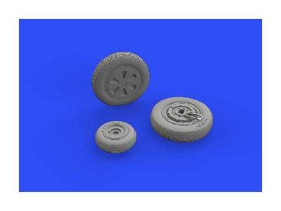 MiG-21PFM wheels 1/72 - Eduard - image 7