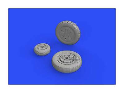 MiG-21PFM wheels 1/72 - Eduard - image 8