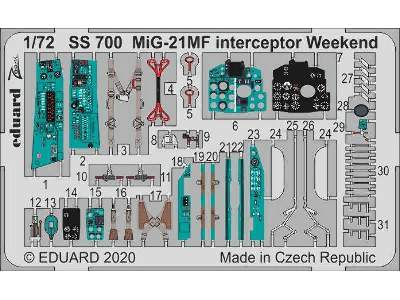 MiG-21MF interceptor Weekend 1/72 - image 1