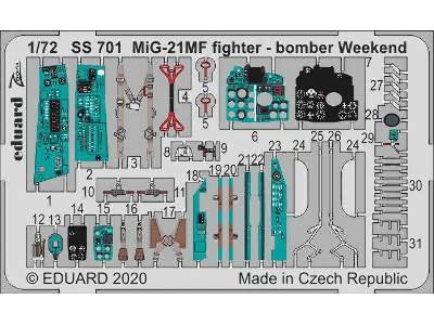 MiG-21MF fighter-bomber Weekend 1/72 - image 1