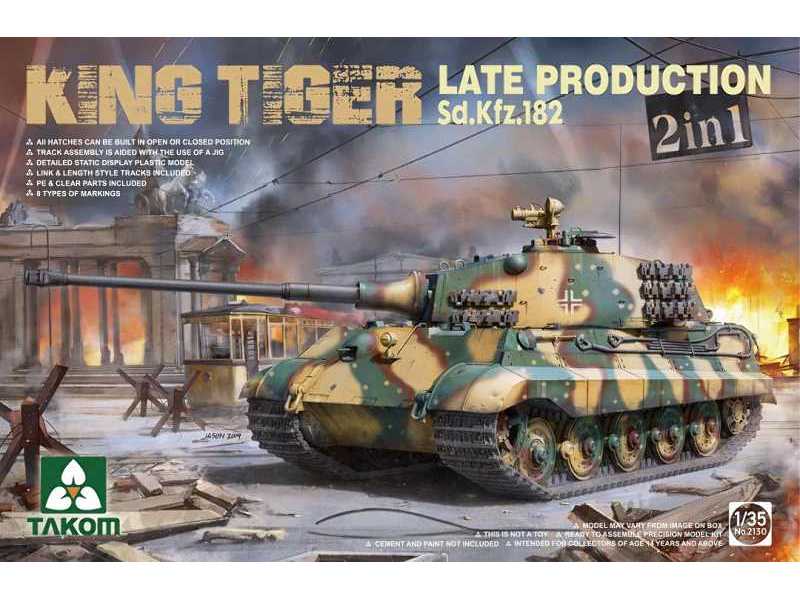 Sd.Kfz. 182 King Tiger Late Production 2 in 1 - image 1