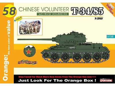 Chinese Volunteer T-34/85 + Chinese Volunteers - image 1