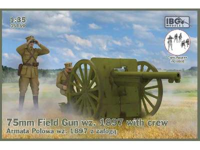 75mm Field Gun wz. 1897 with crew - image 1