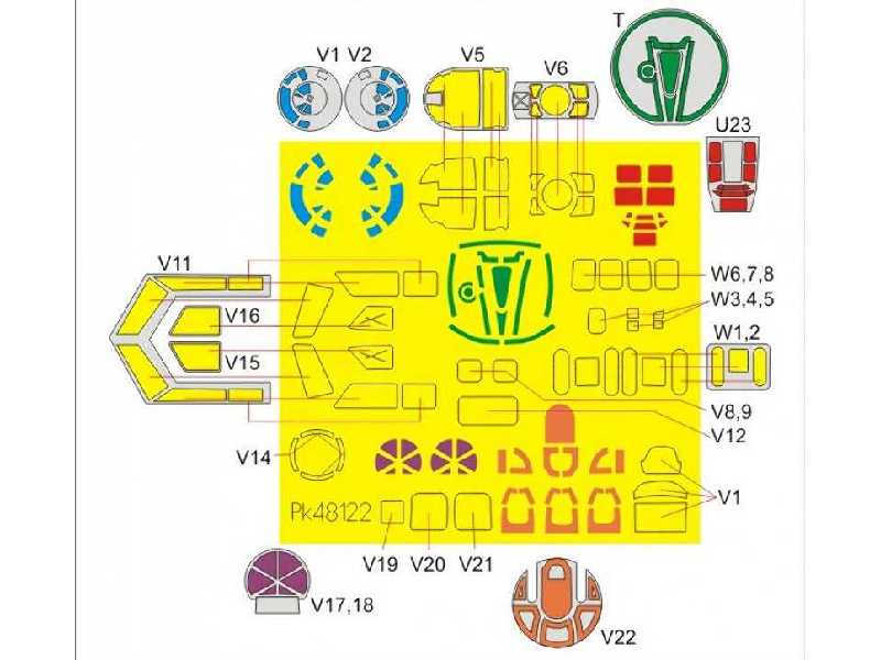 Boening B-17g Early - Hk Models - Kabuki tape - image 1