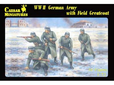WWII German Army with Field Greatcoat - image 1