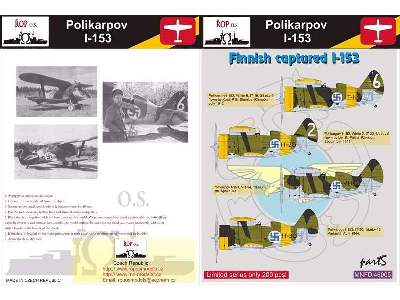 Polikarpov I-153 - Finnish Captured I-153 - image 1