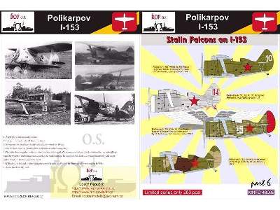 Polikarpov I-153 - Stalin's Falcons On I-153 - image 1