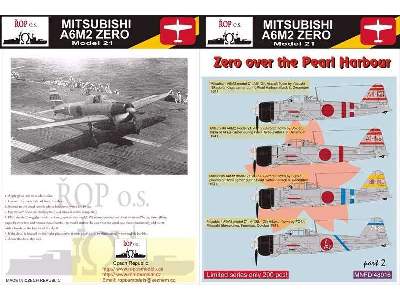 Mitsubishi A6m2 Zero Model 21 - Zero Over The Pearl Harbour - image 1