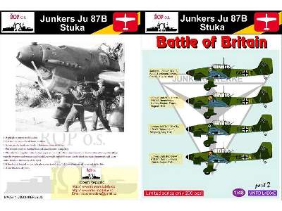 Junkers Ju 87b Stuka - Battle Of Britain - image 1