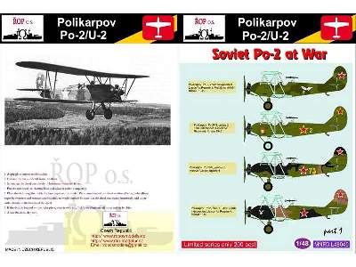 Polikarpov Po-2/U-2 - Soviet Po-2 At War - image 1