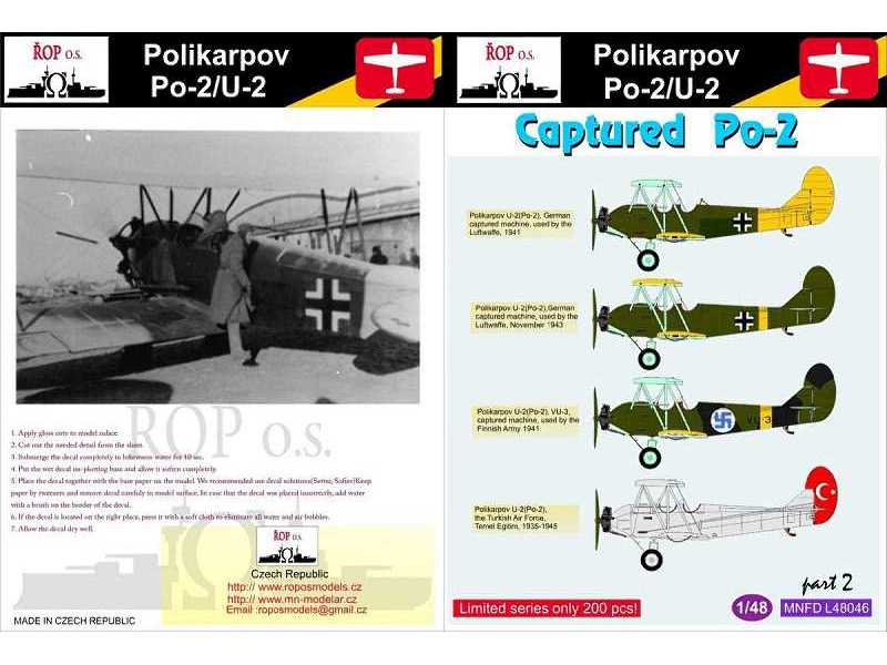 Polikarpov Po-2/U-2 - Captured Po-2 - image 1 Polikarpov Po-2/U-2 - Captured Po-2 - image 1