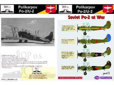 Polikarpov Po-2/U-2 - Soviet Po-2 At War - image 1
