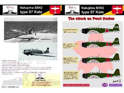 Nakajima B5n2 Type 97 Kate - The Attack On Pearl Harbor - image 1