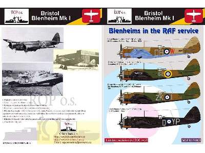 Bristol Blenheim Mk I - Blenheims In The RAF Service - image 1