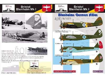 Bristol Blenheim Mk I - Blenheims German Allies - image 1