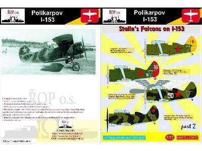 Polikarpov I-153 - Stalin's Falcons On I-153 - image 1