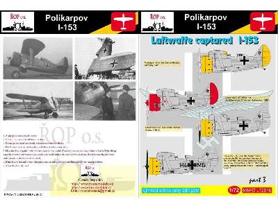 Polikarpov I-153 - Luftwaffe Captured I-153 - image 1