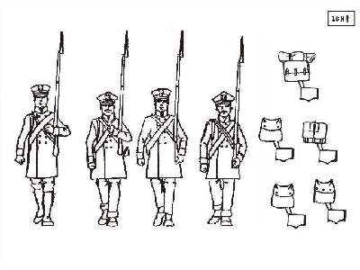 Napoleonic Prussian Landwehr - Marching - image 2