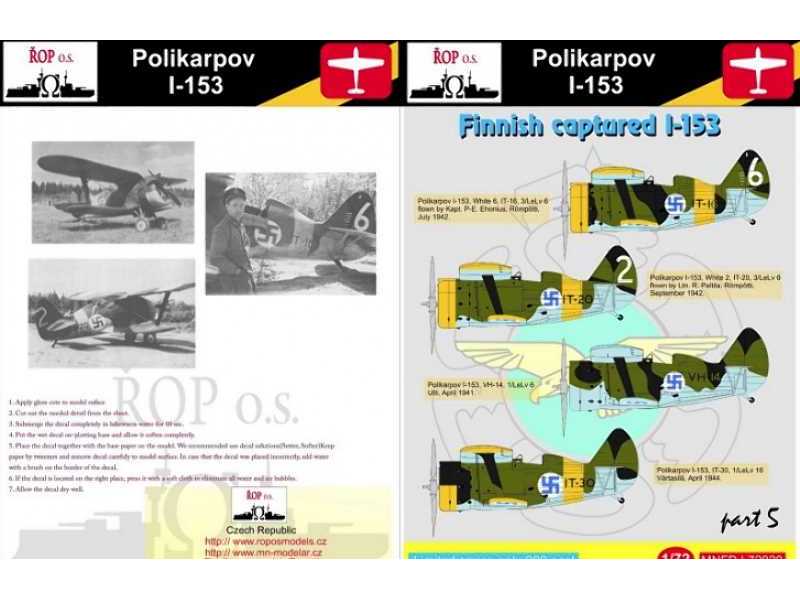 Polikarpov I-153 - Finnish Captured I-153 - image 1