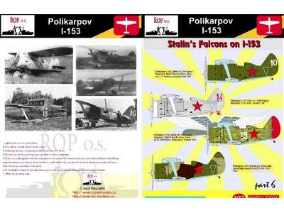 Polikarpov I-153 - Stalin's Falcons On I-153 - image 1