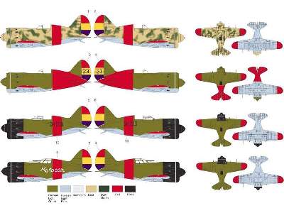 Polikarpov I-16 Rata - I-16 Captured By Spanish Republicans - image 1