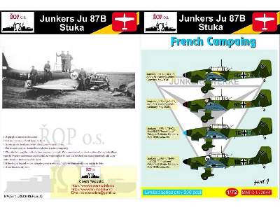 Junkers Ju 87b Stuka - French Campaing - image 1