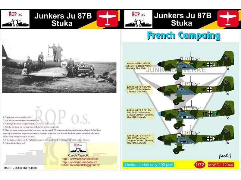 Junkers Ju 87b Stuka - French Campaing - image 1